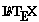 LaTeX - zdrojový text
